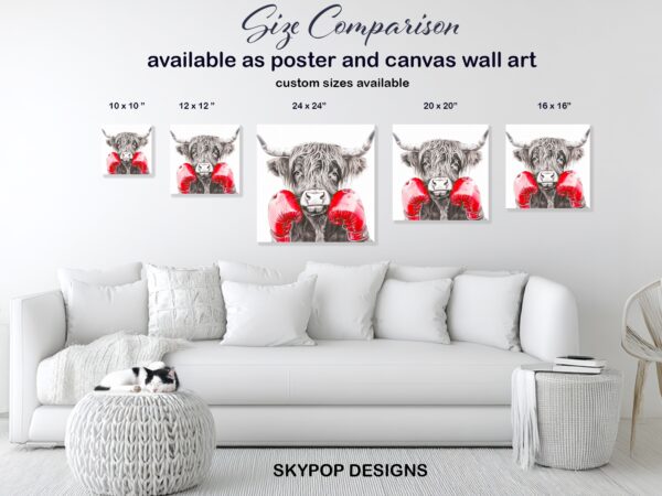 Highland Cow Art