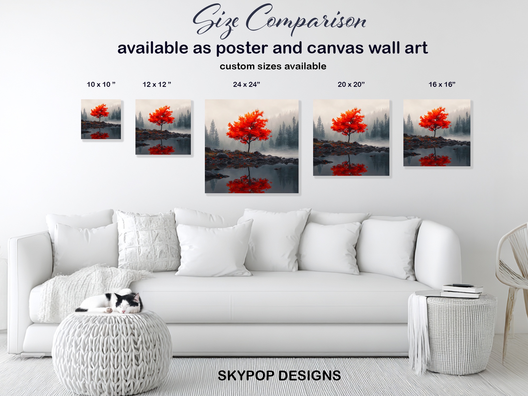 7.jpg Autumn Reflection Tree Art