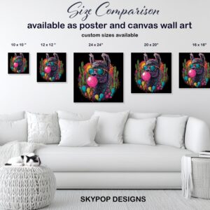 Psychedelic Llama Art
