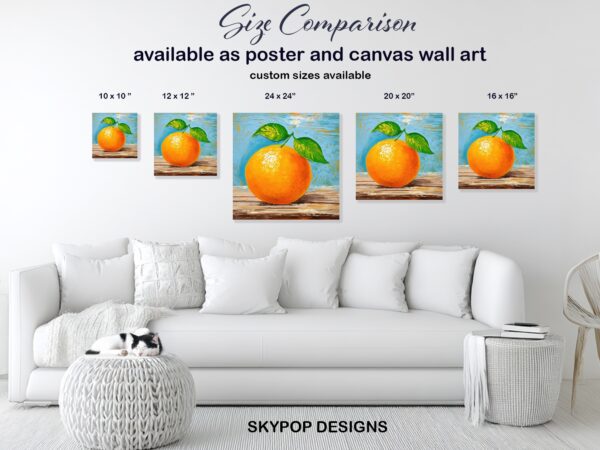 Orange Citrus Art