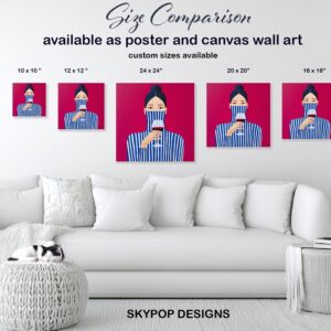 Stylish Wine Tasting Art