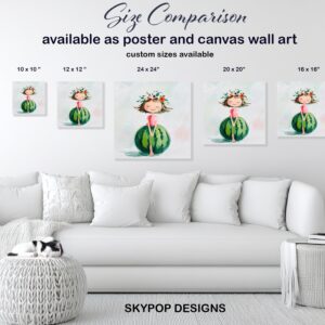 Watermelon Girl Art