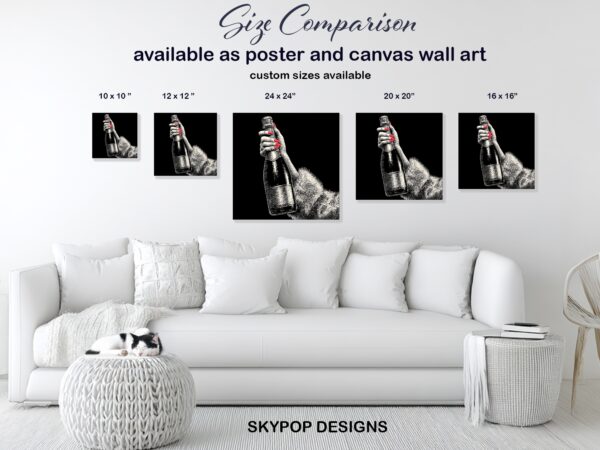 Champagne Celebration Art