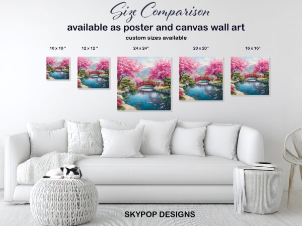 Cherry Blossom Bridge Art
