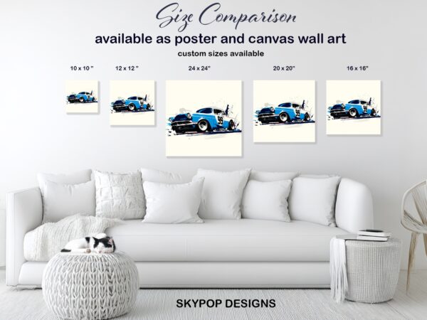 Classic Race Car Art