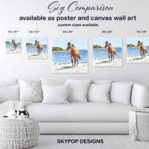 Beach Horse Art