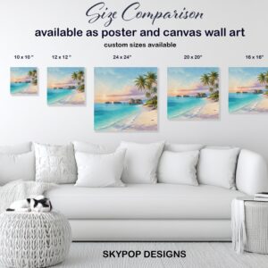 Tropical Paradise Beach Art