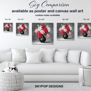 Red Rose Bouquet Art