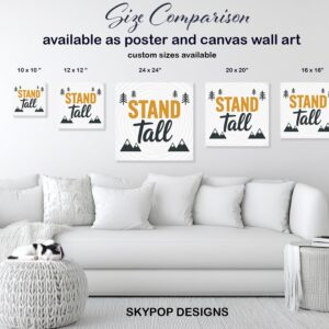 Stand Tall Mountain Art