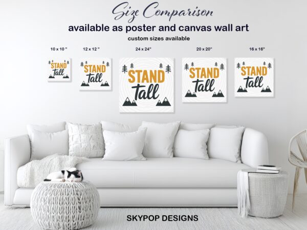 Stand Tall Mountain Art