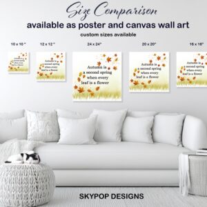 Autumn Leaf Flower Art