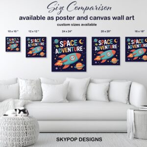 Space Adventure Rocket Art