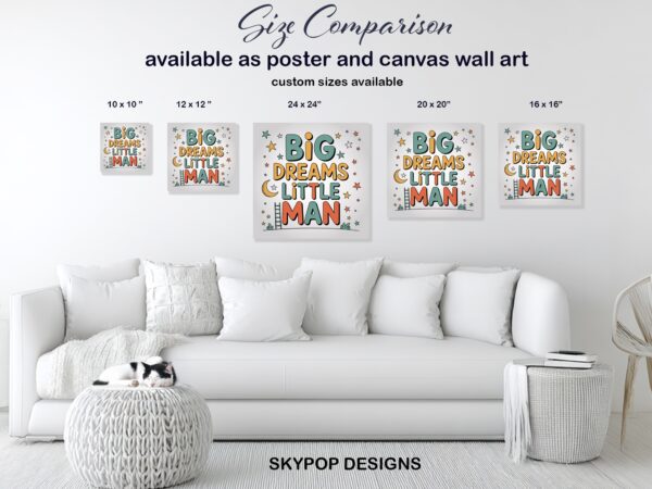 Big Dreams Little Man Art