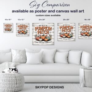Autumn Pumpkin Patch Art
