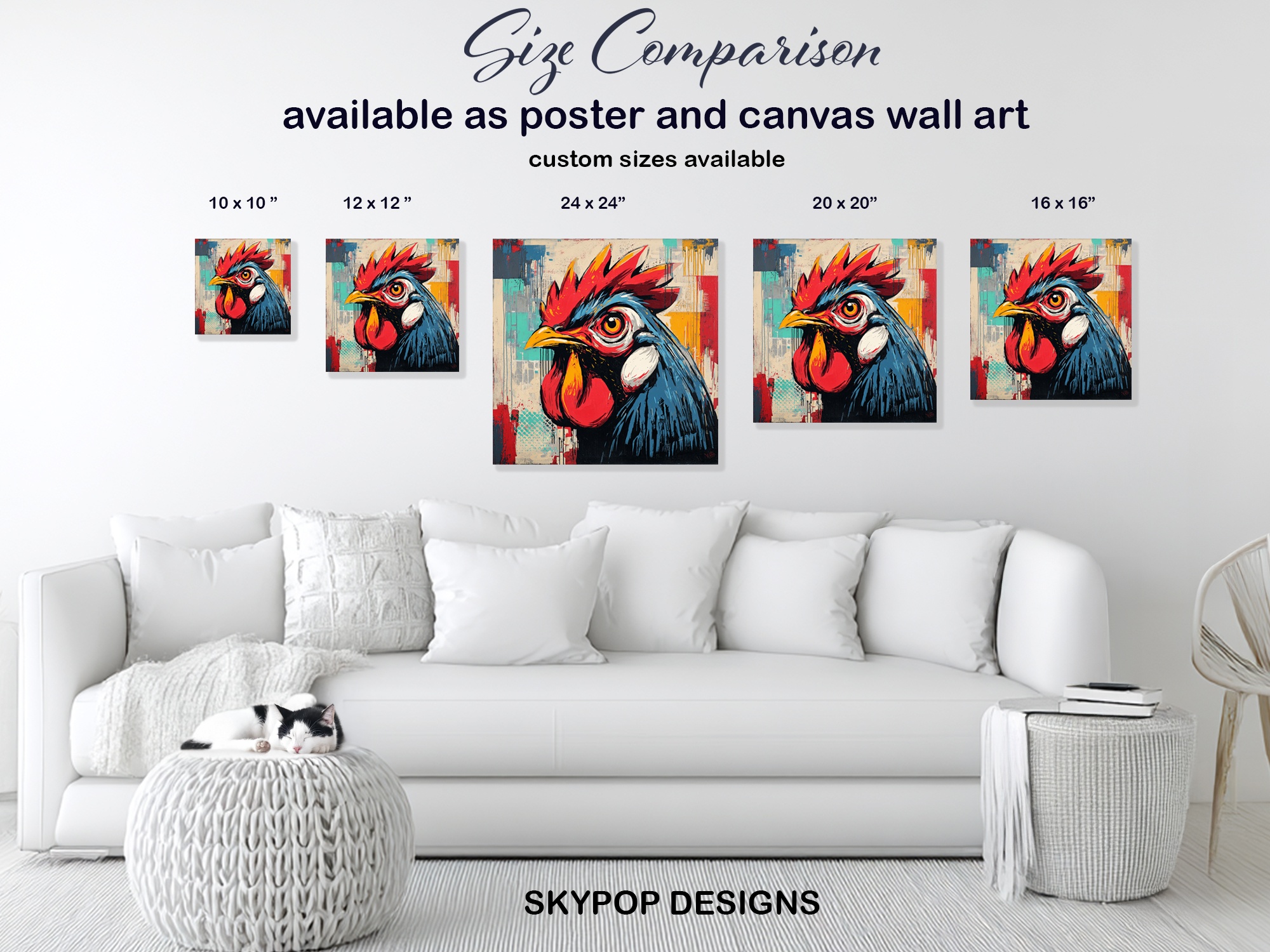 7.jpg Rooster Art