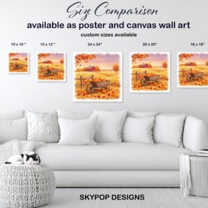 Autumn Harvest Barn Art