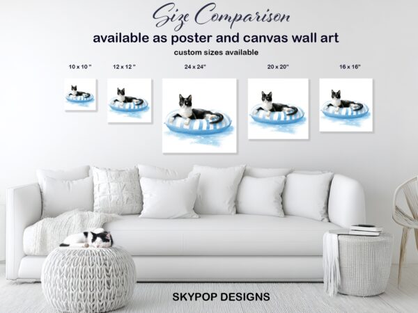 Cat on Float Art