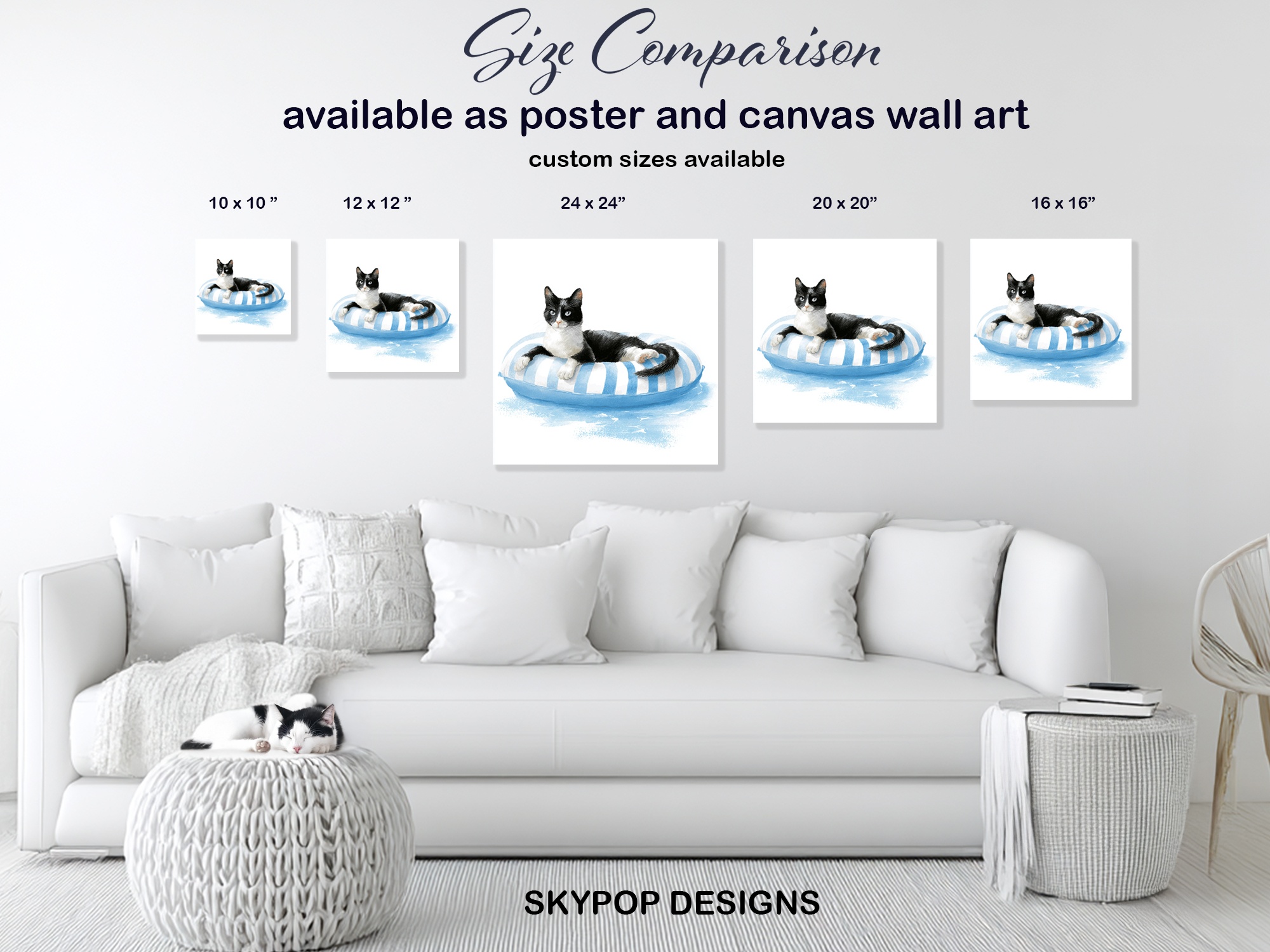 7.jpg Cat on Float Art