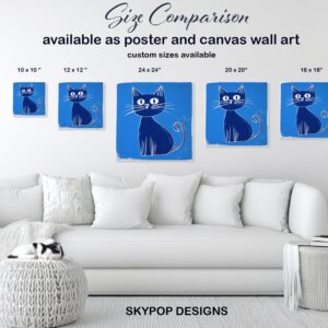 Blue Cat Art