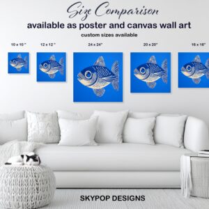 Blue Fish Art