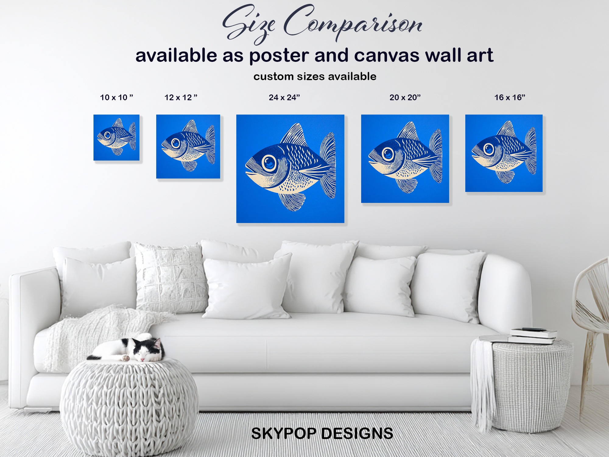 7.jpg Blue Fish Art