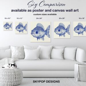 Blue Fish Art