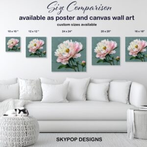 Peony Bloom Art