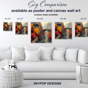 Autumn Bridge Sanctuary Art