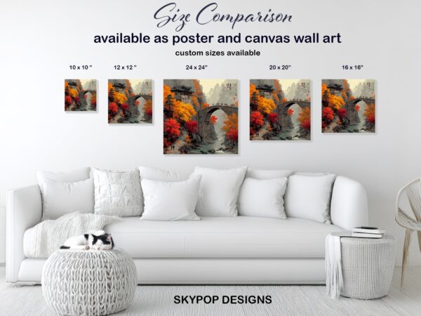 Autumn Bridge Sanctuary Art