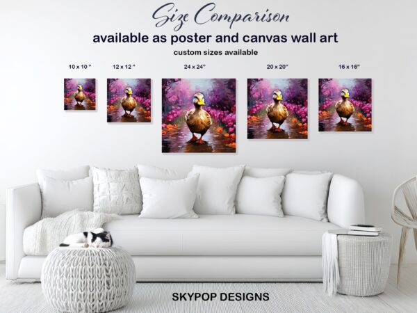 Duck Floral Art