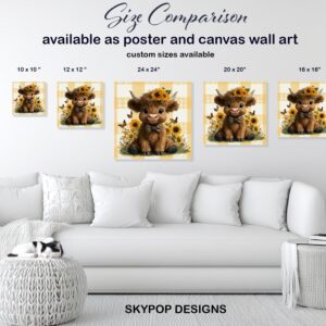 Highland Cow Art