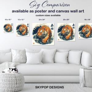 Tiger Wave Art