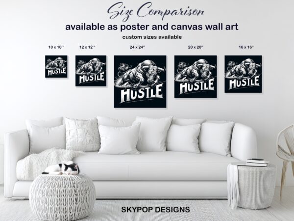 Hustle Bull Art