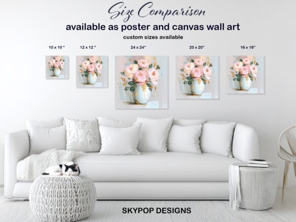 Blush Peonies Art