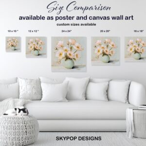 Soft Pink Poppies Art