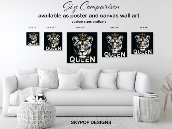 Lion Queen Art