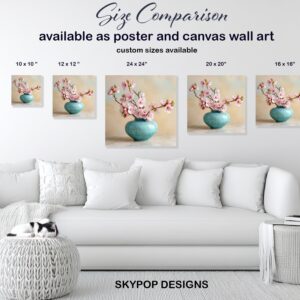 Cherry Blossom Vase Art