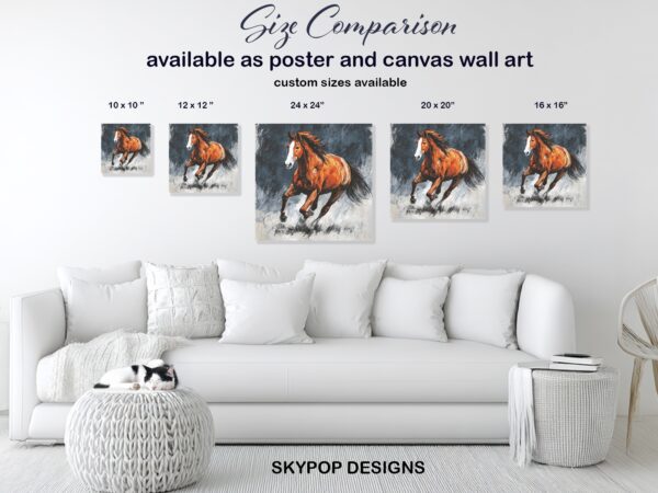 Galloping Horse Art