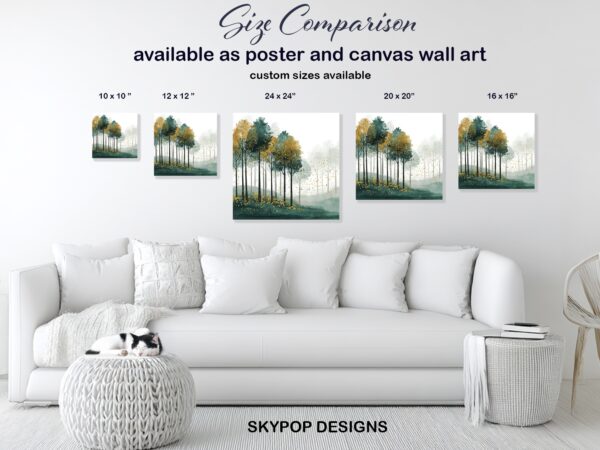 Misty Forest Art