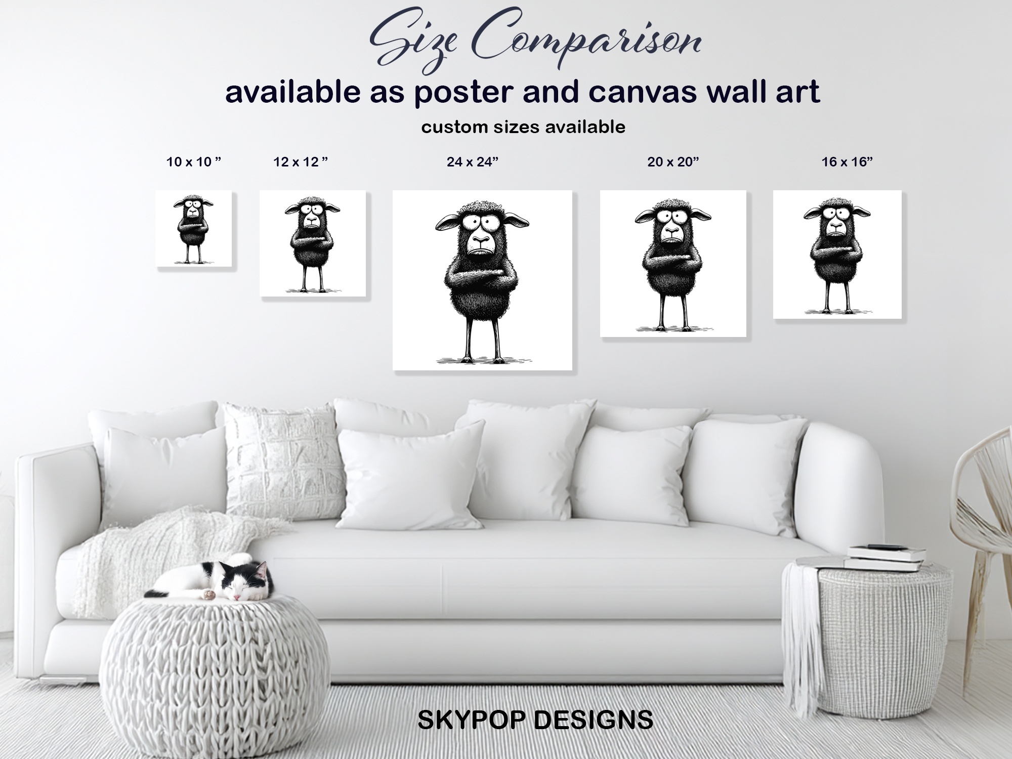 7.jpg Grumpy Sheep Art