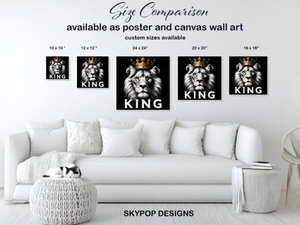Lion Crown Art