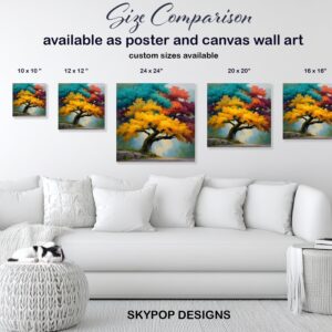 Vibrant Tree Art