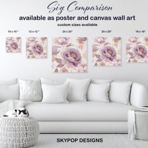 Lavender Peony Art