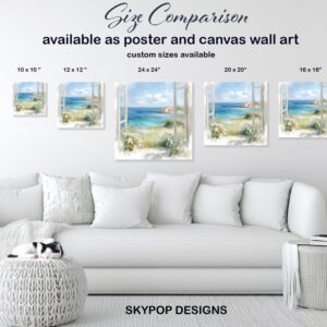 Seaside Window View Art