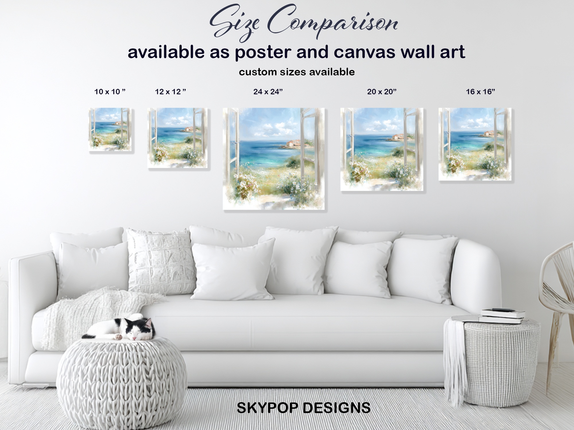 7.jpg Seaside Window View Art