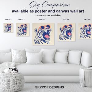 Tiger Sunglasses Art