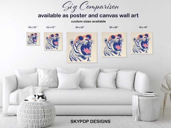 Tiger Sunglasses Art