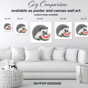 Hedgehog Wall Art