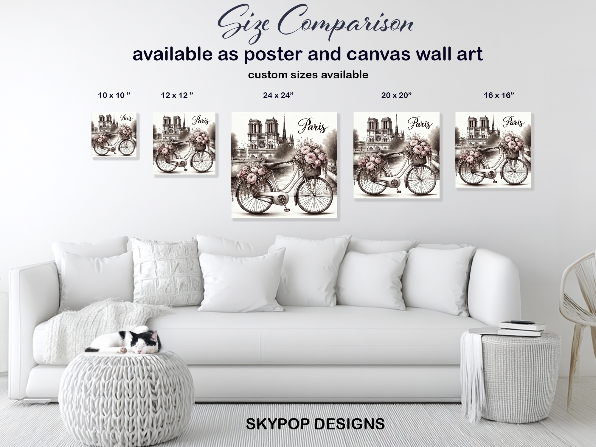7.jpg Vintage Paris Bicycle Art