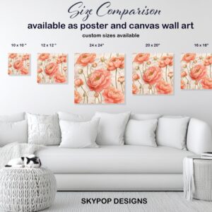 Pink Peony Bloom Art